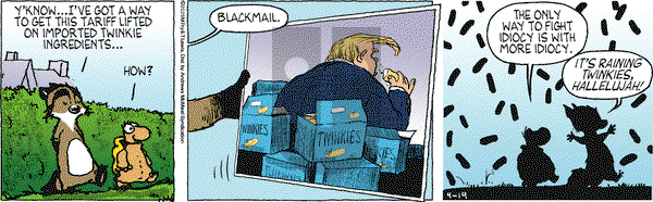 Over the Hedge on Saturday April 19, 2025 Comic Strip