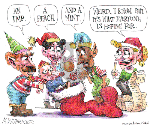 Matt Wuerker on Monday December 24, 2018 Comic Strip