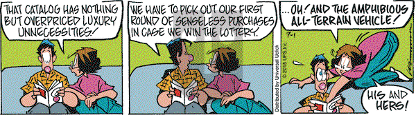 Rose is Rose on Wednesday July 1, 2015 Comic Strip