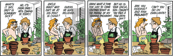 Doonesbury on Monday September 8, 2014 Comic Strip