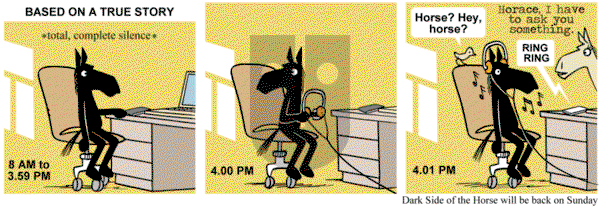 Dark Side of the Horse on Friday August 22, 2014 Comic Strip