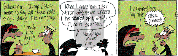 The Knight Life on Thursday January 12, 2017 Comic Strip