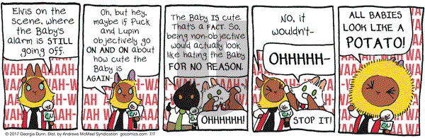 Breaking Cat News on Friday July 7, 2017 Comic Strip
