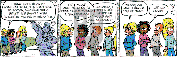 Cleats on Wednesday March 12, 2008 Comic Strip