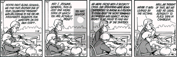 Doonesbury on Thursday January 15, 1981 Comic Strip