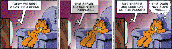 Garfield - Tuesday August 6, 2013 Comic Strip