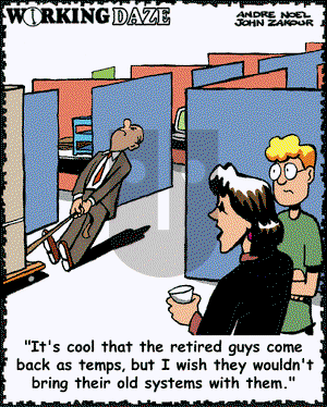Working Daze on Saturday September 21, 2002 Comic Strip