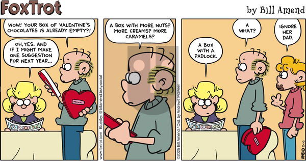 FoxTrot on Sunday February 16, 2025 Comic Strip