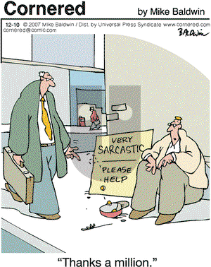 Cornered on Monday December 10, 2007 Comic Strip