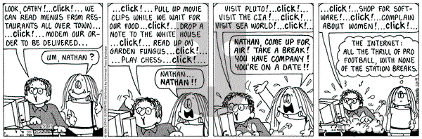 Cathy Classics on Friday October 4, 1996 Comic Strip