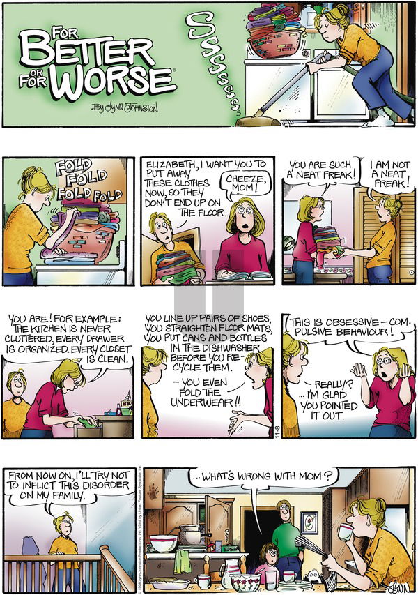 For Better or For Worse on Sunday November 8, 1998 Comic Strip