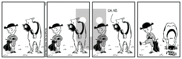 Cow and Boy Classics on Wednesday September 12, 2007 Comic Strip