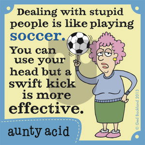 Aunty Acid on Saturday July 13, 2013 Comic Strip