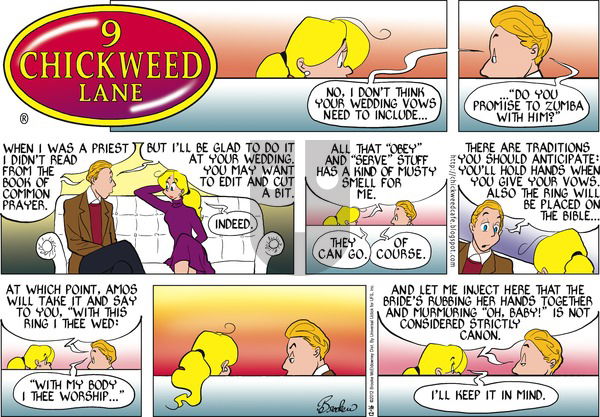 9 Chickweed Lane on Sunday December 16, 2012 Comic Strip