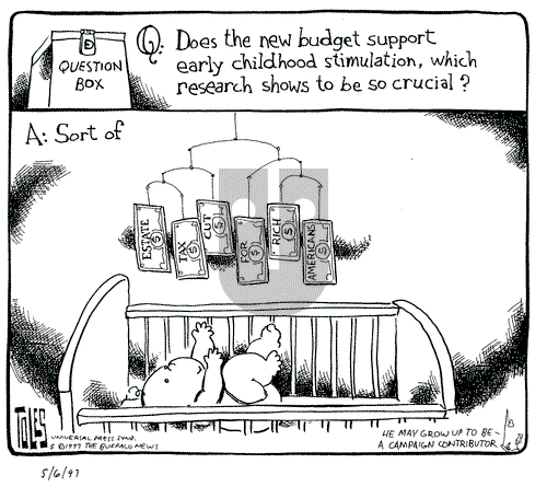 Tom Toles on Tuesday May 6, 1997 Comic Strip