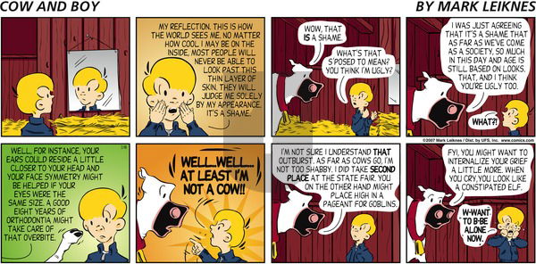 Cow and Boy Classics on Sunday February 18, 2007 Comic Strip