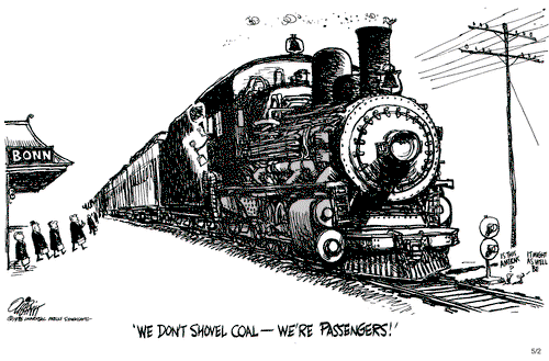 Pat Oliphant on Thursday May 2, 1985 Comic Strip