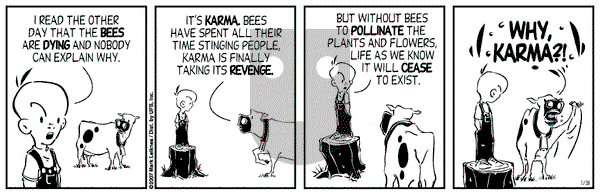 Cow and Boy Classics on Saturday July 28, 2007 Comic Strip