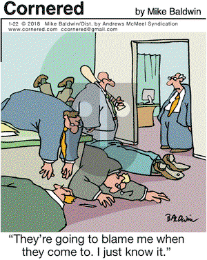 Cornered on Monday January 22, 2018 Comic Strip