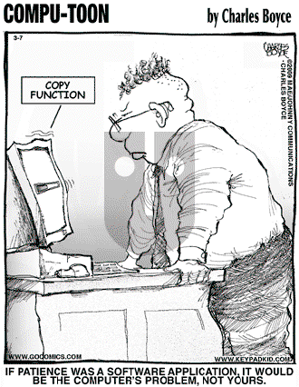 Compu-toon on Saturday March 7, 2009 Comic Strip