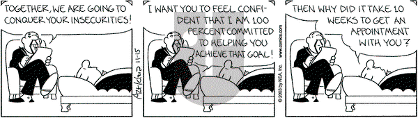 The Born Loser on Saturday November 15, 2003 Comic Strip