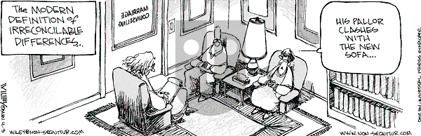 Non Sequitur on Tuesday April 3, 2001 Comic Strip