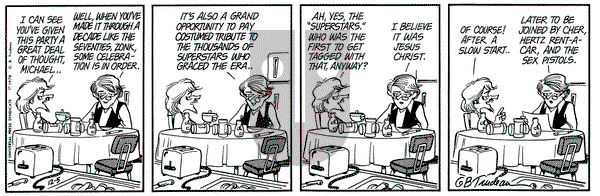 Doonesbury on Wednesday December 5, 1979 Comic Strip