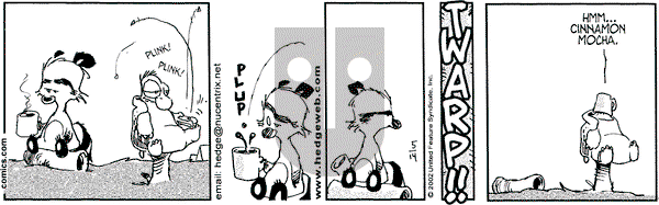 Over the Hedge on Tuesday May 14, 2002 Comic Strip