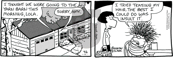 Lola on Tuesday September 6, 2005 Comic Strip