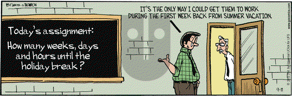 Grand Avenue on Friday September 11, 2015 Comic Strip
