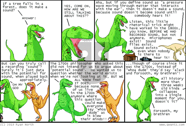 Dinosaur Comics on Monday June 2, 2025 Comic Strip