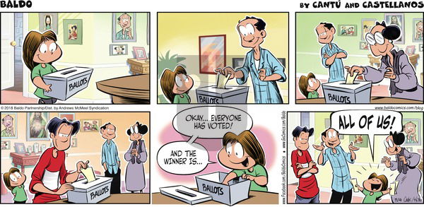 Baldo on Sunday November 4, 2018 Comic Strip