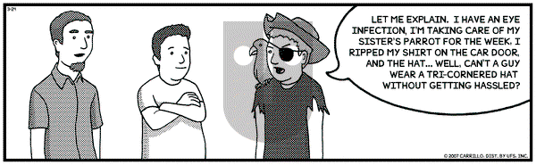 F Minus on Saturday March 24, 2007 Comic Strip