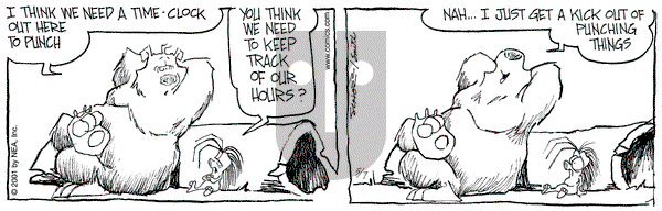 The Grizzwells on Monday May 7, 2001 Comic Strip