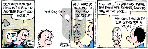 Adam@Home on Monday August 4, 2003 Comic Strip