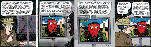 Doonesbury on Thursday July 14, 2005 Comic Strip