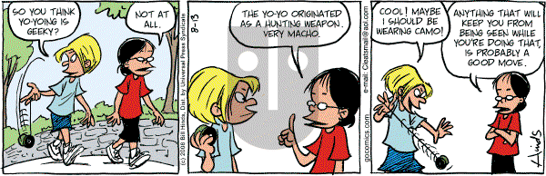 Cleats - Wednesday August 13, 2008 Comic Strip