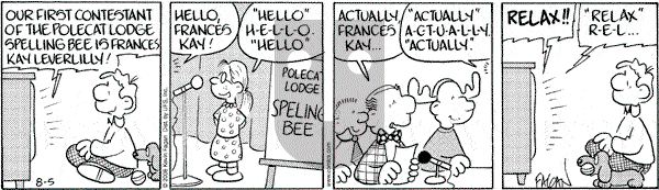 Drabble on Tuesday August 5, 2008 Comic Strip