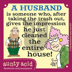 Aunty Acid on Thursday October 19, 2017 Comic Strip