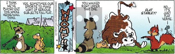 Over the Hedge on Thursday July 5, 2018 Comic Strip