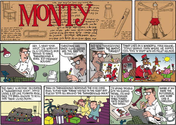 Monty on Sunday November 23, 2014 Comic Strip