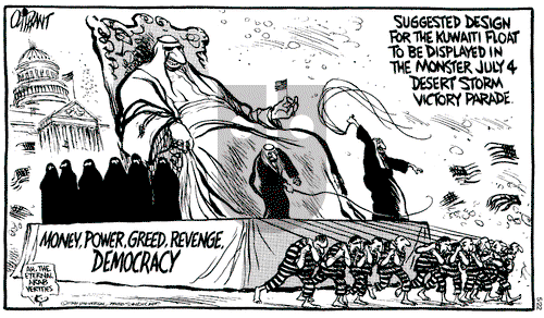 Pat Oliphant on Wednesday May 22, 1991 Comic Strip