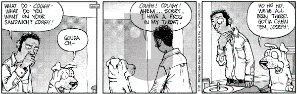 Get Fuzzy on Thursday July 18, 2002 Comic Strip
