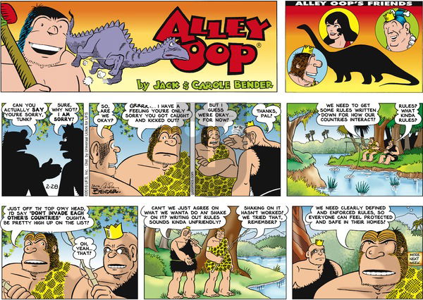 Alley Oop on Sunday February 28, 2016 Comic Strip
