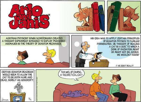 Arlo and Janis on Sunday March 15, 2015 Comic Strip