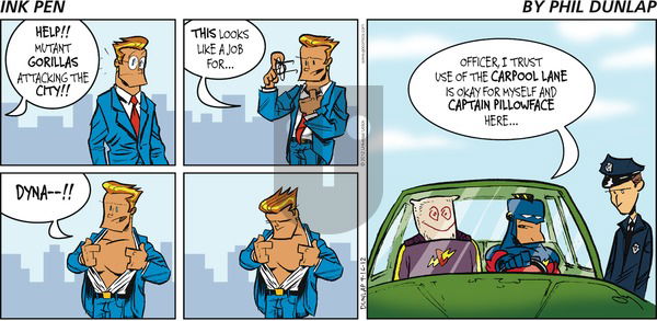 Ink Pen on Sunday September 16, 2012 Comic Strip