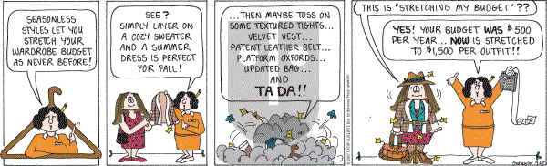 Cathy Classics - Tuesday September 25, 2007 Comic Strip