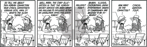 Doonesbury on Thursday May 12, 1977 Comic Strip