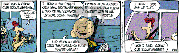 The Buckets on Thursday May 26, 2011 Comic Strip