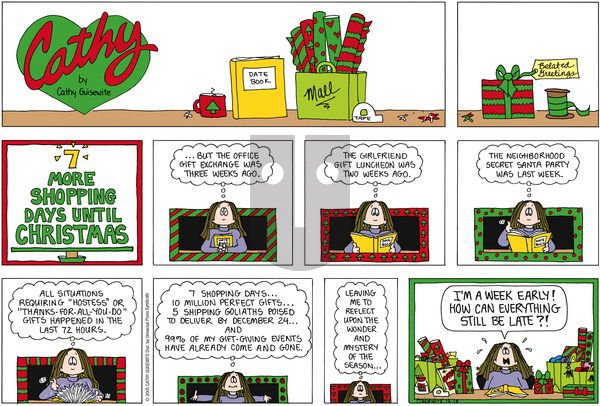 Cathy Classics on Sunday December 18, 2005 Comic Strip